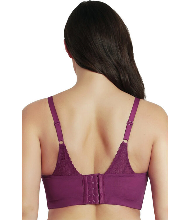 Parfait Mia Dot Wire-Free Blackberry Bra P6011