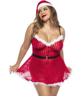 Mrs. Claus Plus Red Babydoll 60010X