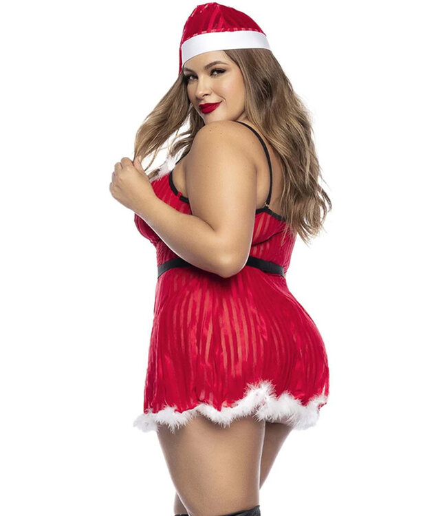 Mrs. Claus Plus Red Babydoll 60010X