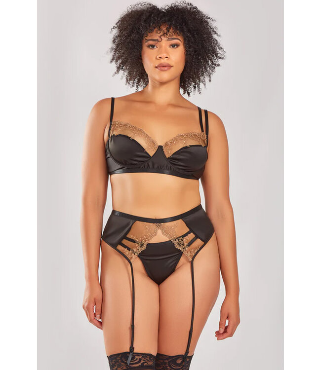 Salma Plus Black/Gold Set 77078X