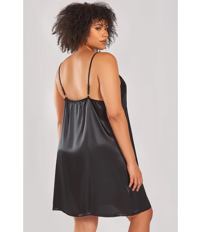 Nicole Plus Black Chemise 78322X