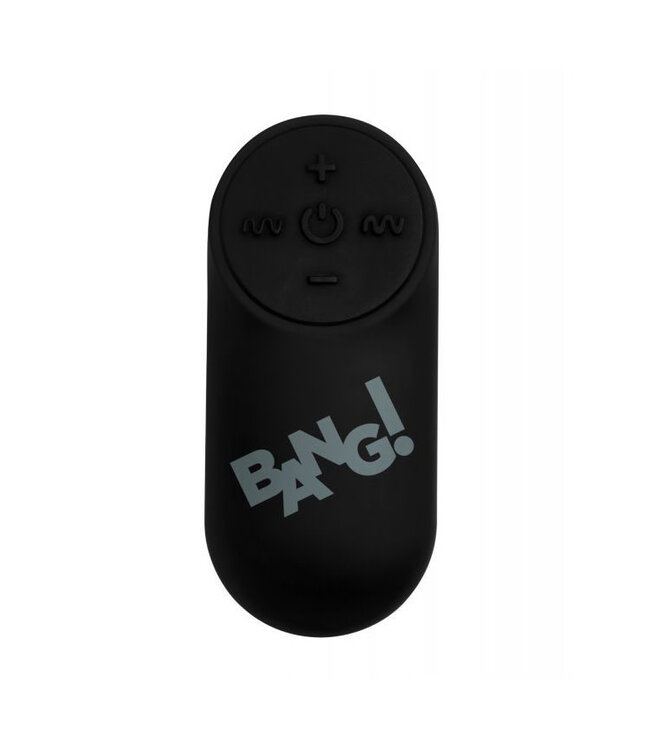 Bang! Vibrating Bullet w/ Remote Control Black