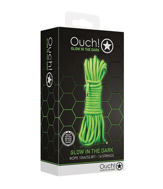 Shots Ouch Rope 10m Glow in the Dark
