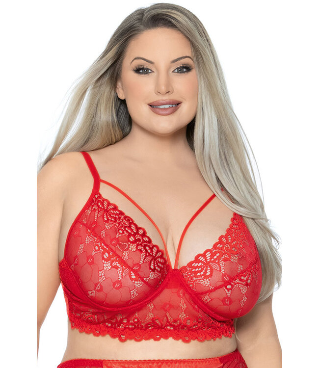 Plus Lace Shelf Bralette 74110X
