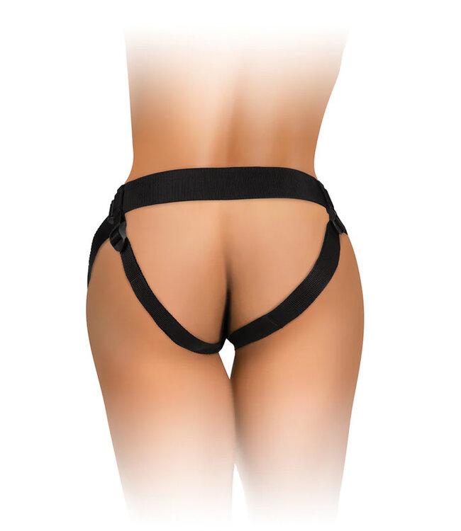King Cock Elite Comfy Body Dock Strap-On Harness Black