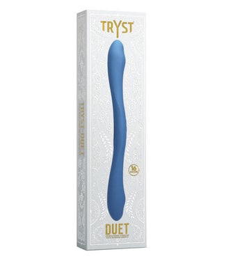 Tryst Duet Double Ended Vibrator with Wireless Remote Periwinkle