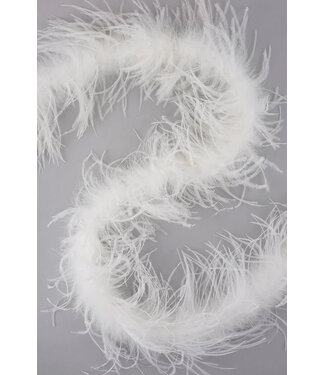 White Marabou Feather Boa