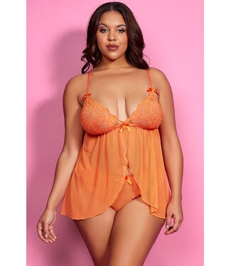 Jemma Orange Babydoll 34127X