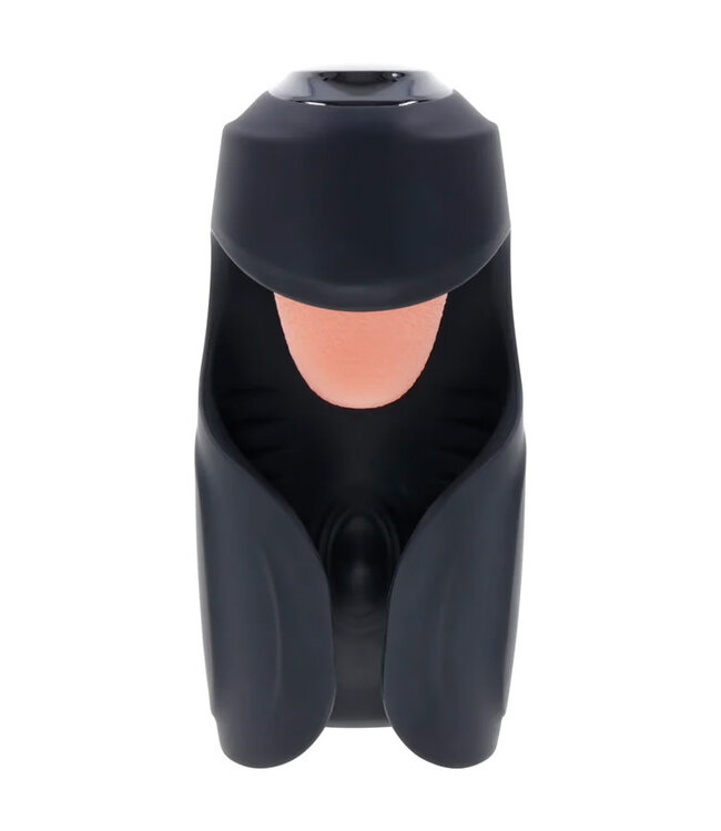 Lick The Tip Rechargeable Vibrating Thumping Stroker Silicone