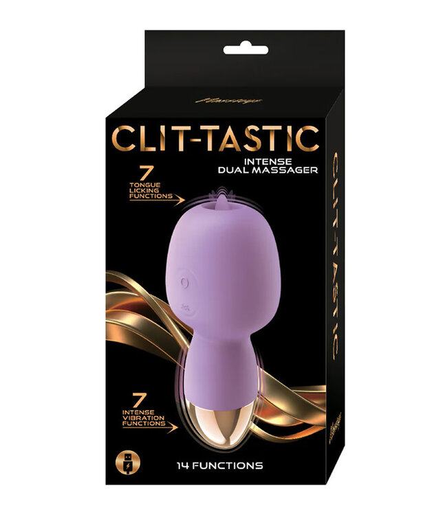 Clit-Tastic Intense Dual Massager Lavender