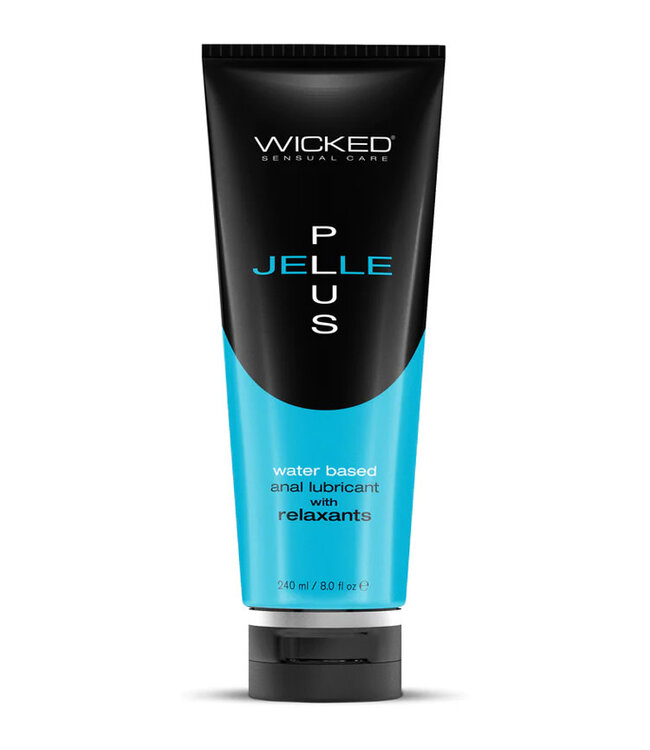 Wicked Jelle Plus Anal Lubricant with Relaxants 8oz