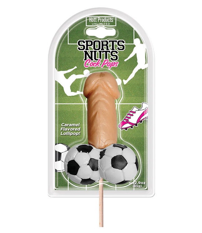 Sports Nuts Cock Pop Soccer Balls Caramel