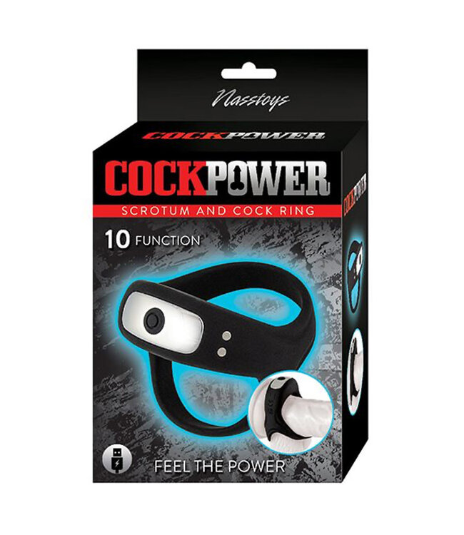 Cockpower Scrotum and Cock Ring Black