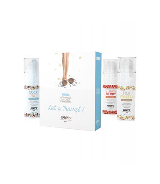 EXSENS of Paris Let's Travel Massage Oil Set