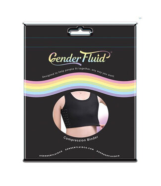 Gender Fluid Chest Compression Binder Black