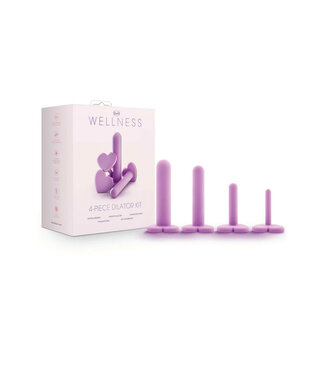 Blush Wellness 4-Piece Silicone Dilator Kit Purple
