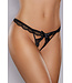 Peach-y Crotchless Panty A1145