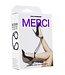 Merci Restrain 6mm  Wrist or Ankle Cuffs Black