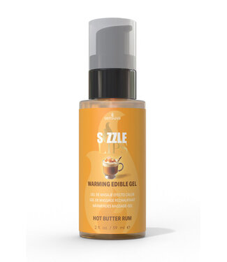Sensuva Sizzle Lips Warming Gel Butter Rum 2oz