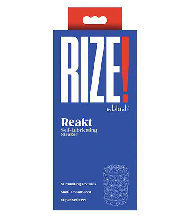 Blush Rize Self Lubricating Stroker Reakt