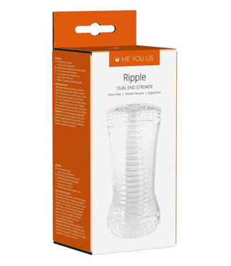 Me You Us Ripple Dual End Stroker