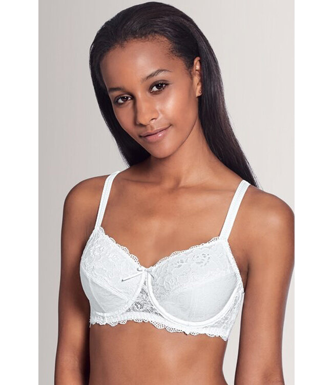 Amoena Amanda Wired White Bra 44538