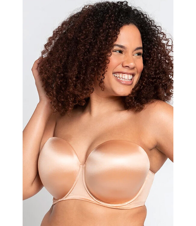 Curvy Kate Smoothie Strapless Moulded Latte Bra CK008109