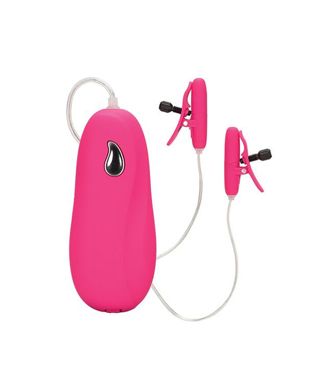 Nipple Play Vibrating Heated Nipple Teasers Pink