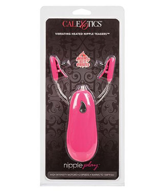 Nipple Play Vibrating Heated Nipple Teasers Pink