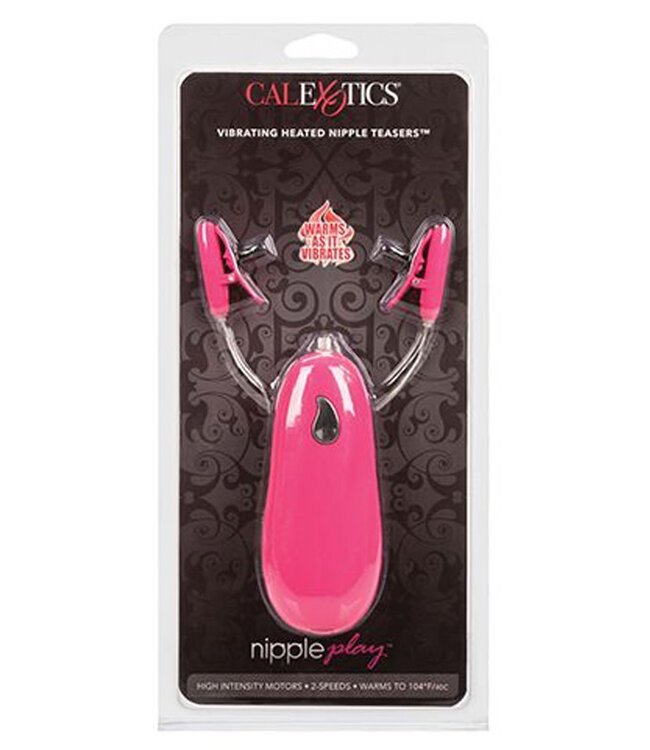 Nipple Play Vibrating Heated Nipple Teasers Pink