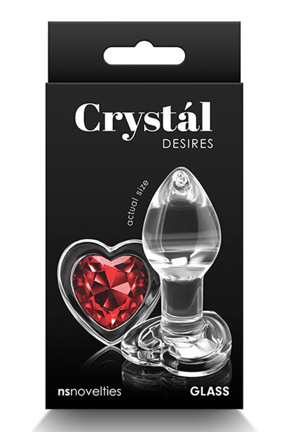 crystal kisser anal plug Smooth Touch Crystal Glass Anal Plug