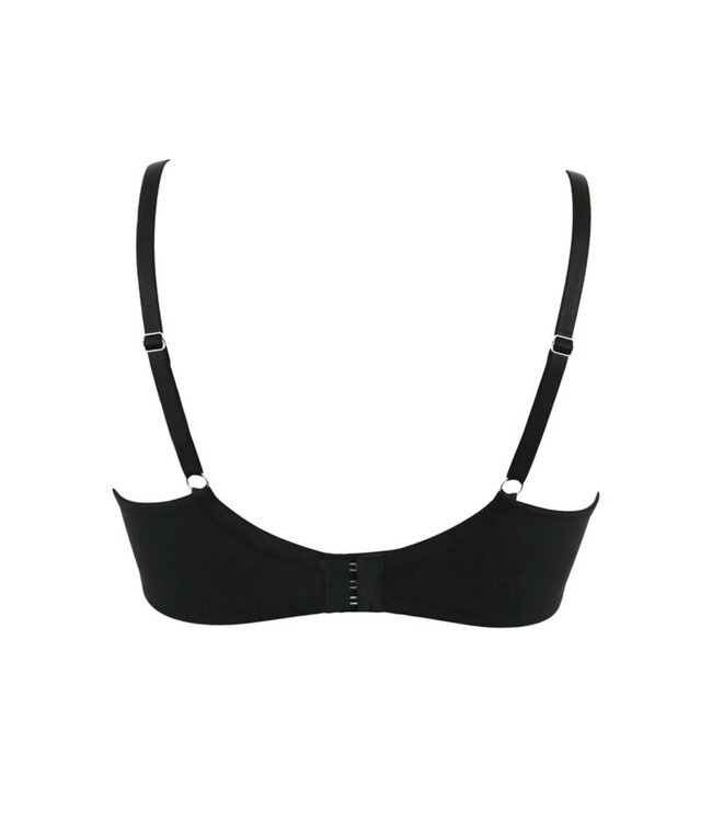 Pour Moi New Romance Padded Push-Up Non-Wired T-Shirt Black/Rose Bra 184011