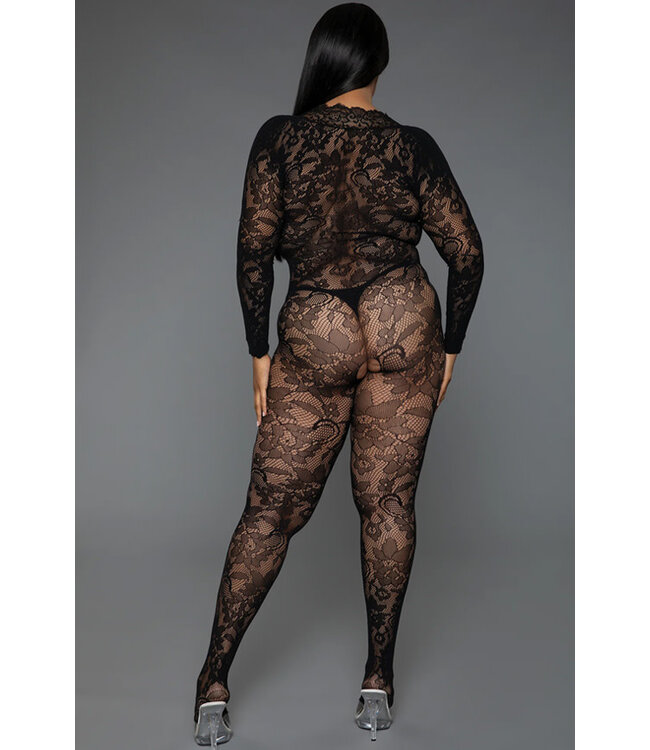 Plus Secret Poison Black Bodystocking 2355Q Queen
