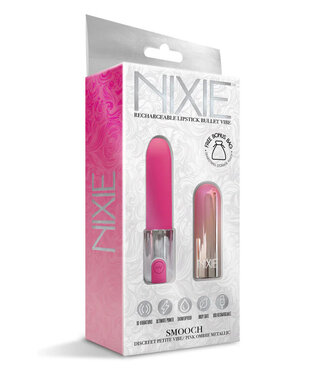 Nixie Smooch Rechargeable Lipstick Bullet Vibrator Pink Ombre