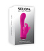 Selopa Butterfly Love Rechargeable Vibrating Dual Stimulator Silicone Pink