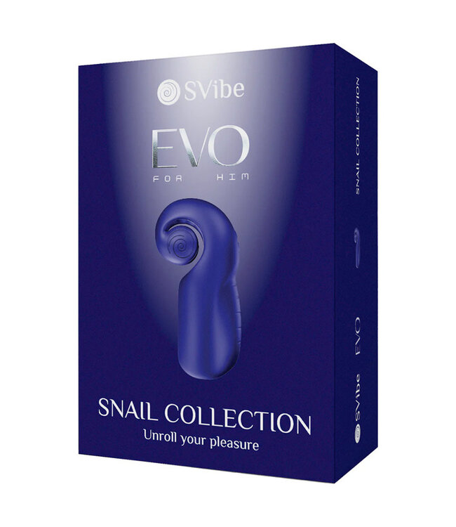 Snail Vibe Evo Rechargeable Masturbator Navy