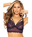 Burgundy Lace Shelf Bralette 74110