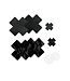 Nippies Basic Black Crosses Pasties Size B