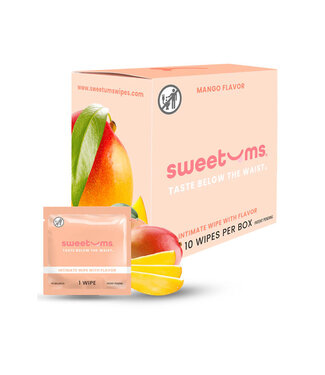 Sweetums Intimate Wipes Mango Flavor 10-Pack