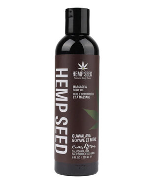 Earthly Body Hemp Seed Massage Oil Guavalava 8oz Earthly Body Hemp Seed Massage Oil Guavalava 8oz
