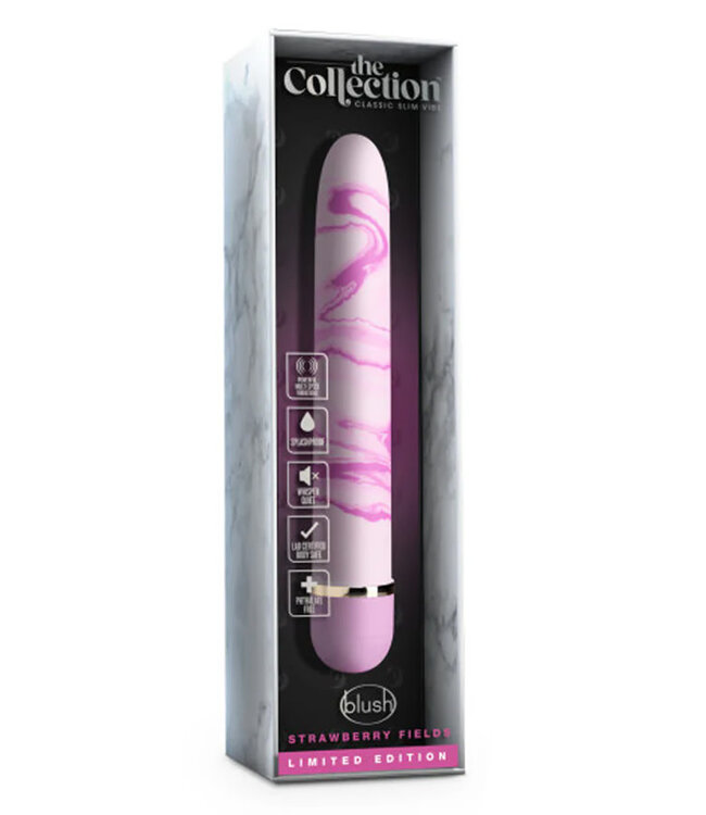 Blush The Collection Strawberry Fields Slimline Vibrator Pink