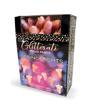 Glitterati Penis Party String Lights 14 ft
