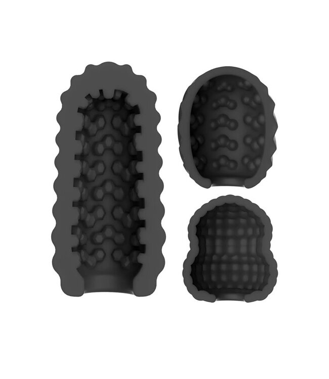 Delite Pocket Masturbator Kit Black