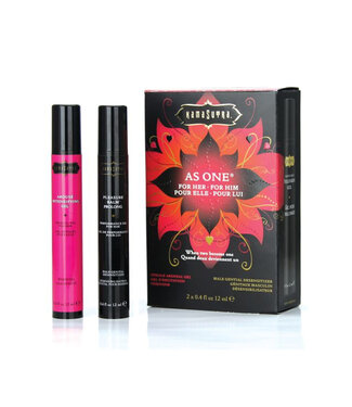 Kama Sutra As One Intensify Plus Warming & Prolonging Gel Couples Kit