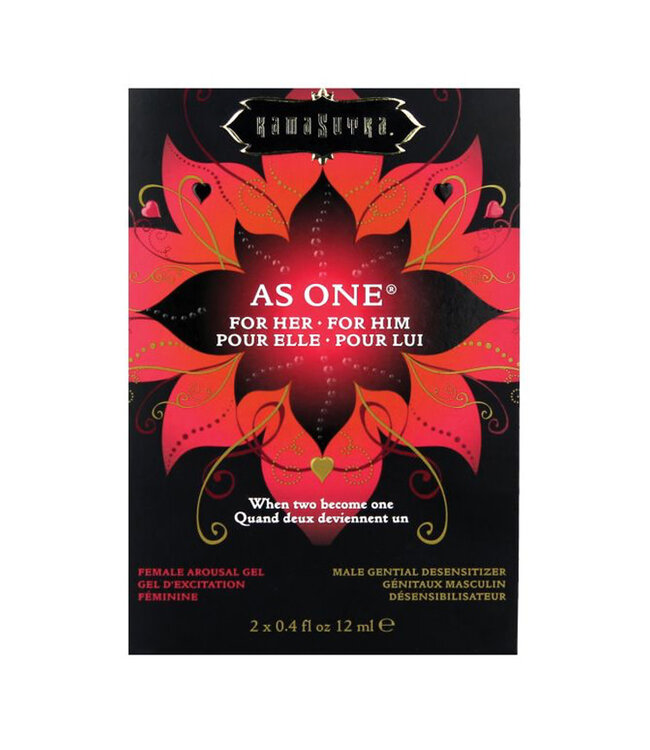 Kama Sutra As One Intensify Plus Warming & Prolonging Gel Couples Kit