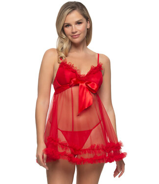 Katherine Red Babydoll 999554