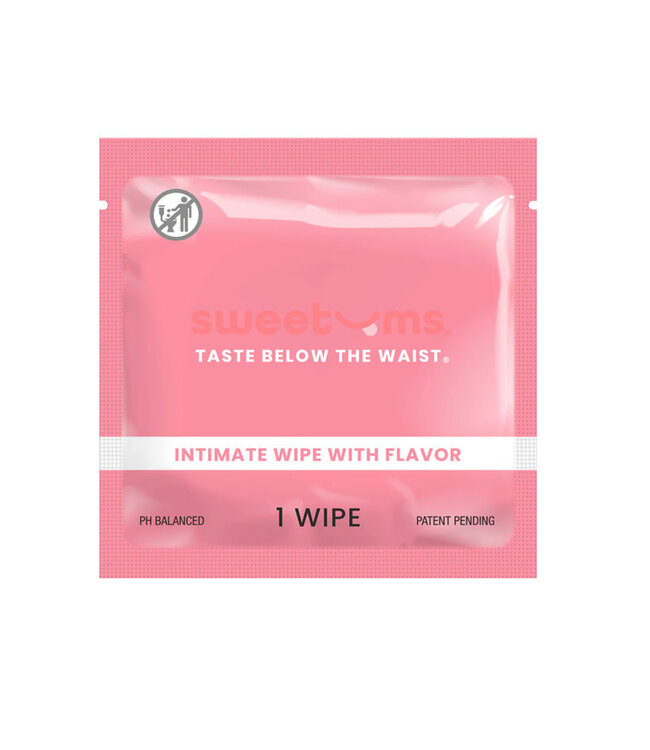Sweetums Intimate Wipes Cherry Flavor 10-Pack