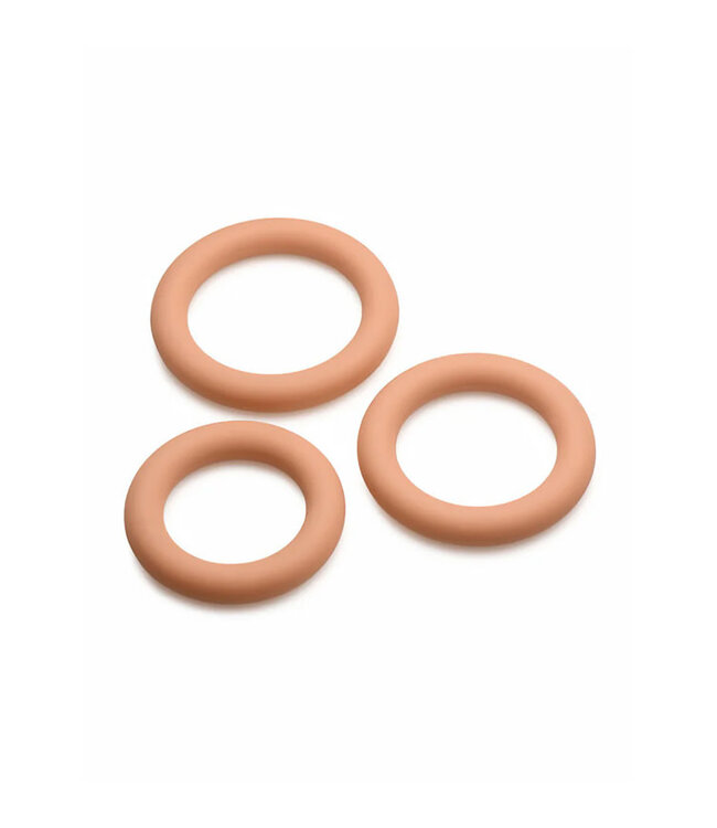 Jock Silicone Cock Ring 3-Piece Set Medium