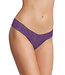 Felina Signature Stretch Lace Low Rise Amaranth Purple Thong N2122