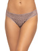 Felina Signature Stretch Lace Low Rise Mink Thong N2122